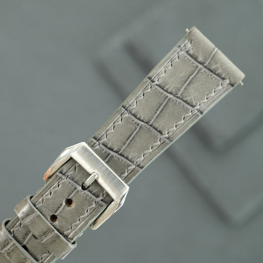 Grey Alligator Watch Strap