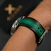 Green Patina Leather Watch Strap