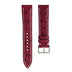 Red Quill Ostrich Leather Watch Strap
