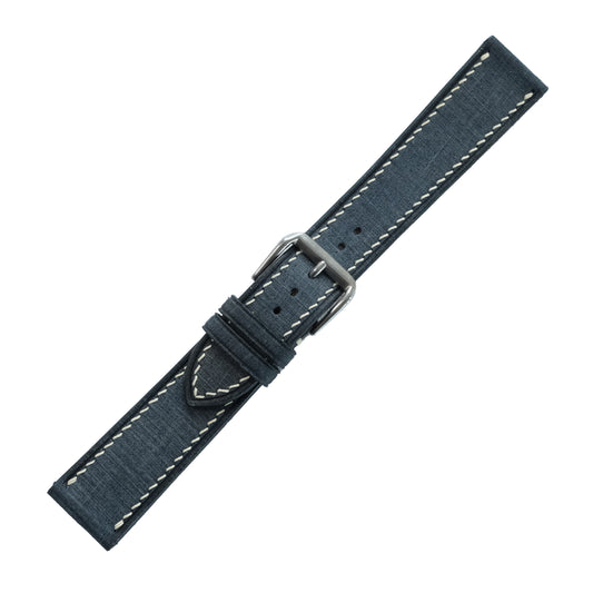 Navy Babele Calfskin Watch Strap