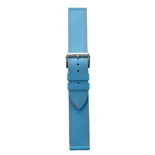 Sky Blue Epsom Calfskin Watch Strap
