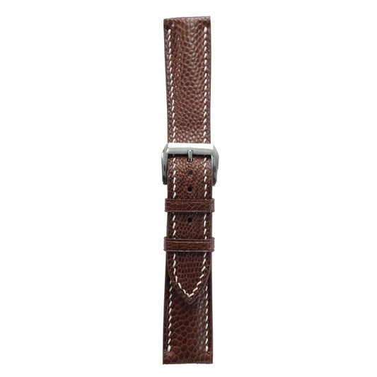 Chestnut Ostrich Watch Strap