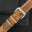 Flat Vintage Brown Patina Leather Watch Strap