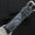 Padded Blue Grey Ostrich Leg Leather Watch Strap