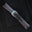 Padded Black Epsom Leather Rally Watch Strap – Pink Racing Holes & Stitch