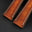 Padded Cognac Patina Leather Watch Strap – White Stitch