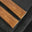 Flat Vintage Brown Patina Leather Watch Strap