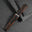 Padded Black Epsom Leather Rally Watch Strap - Orange Racing Holes, Stitch & Edge
