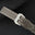Flat Taupe Grey Epsom Calfskin Leather Watch Strap – Cream Stitch