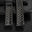 Padded Black Epsom Leather Rally Watch Strap - Cream Racing Holes & Stitch