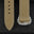 Padded Light Taupe Epsom Calfskin Leather Watch Strap – Cream Stitch