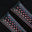 Padded Black Epsom Leather Rally Watch Strap – Pink Racing Holes & Stitch
