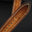 Padded Cognac Patina Leather Watch Strap – Beige Stitch