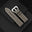 Flat Taupe Grey Epsom Calfskin Leather Watch Strap – Cream Stitch