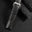 Padded Black Epsom Leather Rally Watch Strap - Cream Racing Holes & Stitch