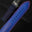 Padded Blue Epsom Leather Rally Watch Strap - Red Racing Holes, Stitch & Edge