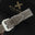 Flat Taupe Grey Epsom Calfskin Leather Watch Strap – Cream Stitch