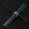 Padded Black Epsom Leather Rally Watch Strap - Turquoise Racing Holes & Stitch