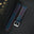 Padded Navy Epsom Leather Rally Watch Strap – Red Racing Holes & Cream Stitch