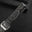 Padded Black Epsom Leather Rally Watch Strap - Cream Racing Holes & Stitch