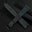 Padded Black Epsom Leather Rally Watch Strap - Turquoise Racing Holes & Stitch