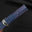 Padded Navy Epsom Leather Rally Watch Strap - Red Racing Holes & Stitch