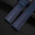 Padded Navy Epsom Leather Rally Watch Strap - Red Racing Holes & Stitch