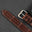 Flat Brown Alligator Leather Watch Strap
