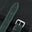 Flat Dark Green Alligator Leather Watch Strap