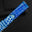Flat Light Blue Patina Alligator Leather Watch Strap – Pebble Scale