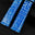 Flat Light Blue Patina Alligator Leather Watch Strap – Pebble Scale