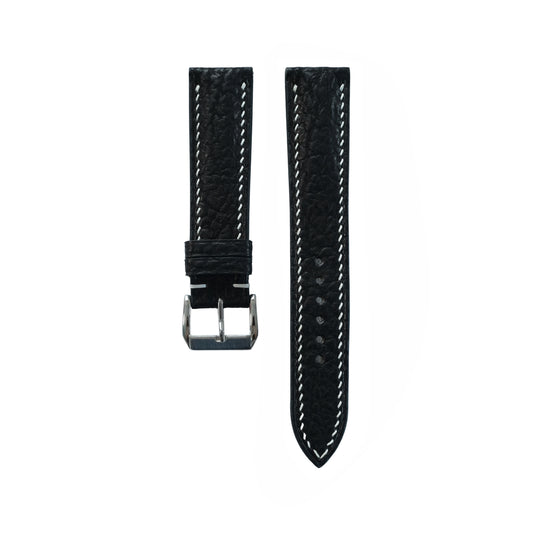 Black Cowhide Watch Strap