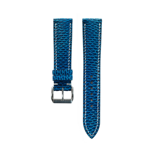 Ocean Blue Ostrich Leg Watch Strap