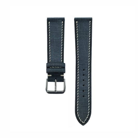 Navy Babele Calfskin Watch Strap