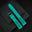 Flat Turquoise Smooth Ostrich Leather Rally Watch Strap — Black Racing Holes & Stitch