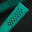 Flat Turquoise Smooth Ostrich Leather Rally Watch Strap — Black Racing Holes & Stitch