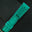 Flat Turquoise Smooth Ostrich Leather Rally Watch Strap — Black Racing Holes & Stitch