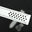 Padded Off White Epsom Leather Rally Watch Strap - Black Racing Holes & Stitch