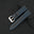 Flat Navy Epsom Leather Rally Watch Strap - Blue Racing Holes & Stitch
