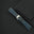 Flat Black Epsom Leather Rally Watch Strap - Blue Racing Holes & Stitch