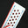 Flat Off White Epsom Red Rally Racing Holes Leather Watch Strap Blue Stitch