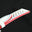 Flat Off White Epsom Red Rally Racing Holes Leather Watch Strap Blue Stitch
