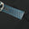 Flat Black Epsom Leather Rally Watch Strap - Blue Racing Holes & Stitch