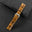 Padded Brown Black Patina Alligator Leather Watch Strap