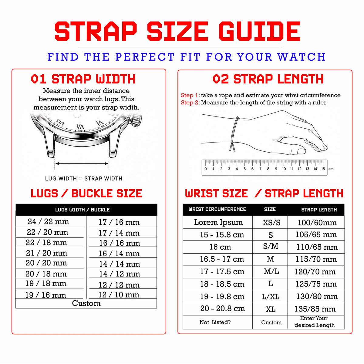 Design Your Own Watch Strap — Live Preview