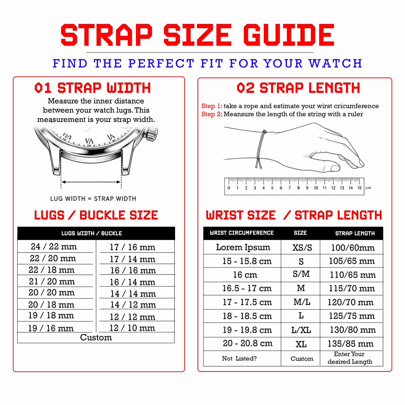 Design Your Own Watch Strap — Live Preview