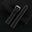 Flat Black Togo Calfskin Leather Watch Strap