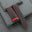 Padded Black Epsom Leather Rally Watch Strap - Red Racing Holes & Stitch