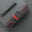Padded Black Epsom Leather Rally Watch Strap - Red Racing Holes & Stitch
