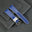 Padded Blue Epsom Leather Rally Watch Strap – White Racing Holes & Stitch
